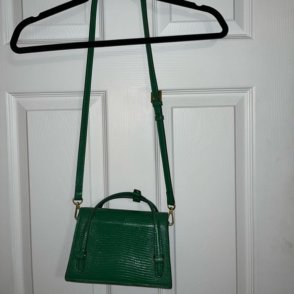 ZARA Green Croc Crossbody - Picture 2 of 2